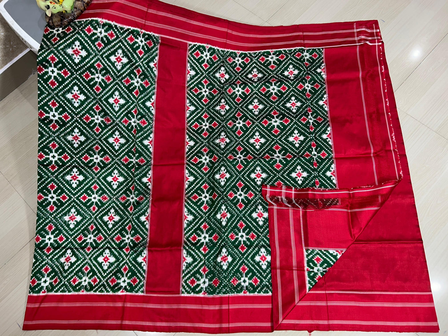 Trishita | Pure silk Telia Rumal Saree