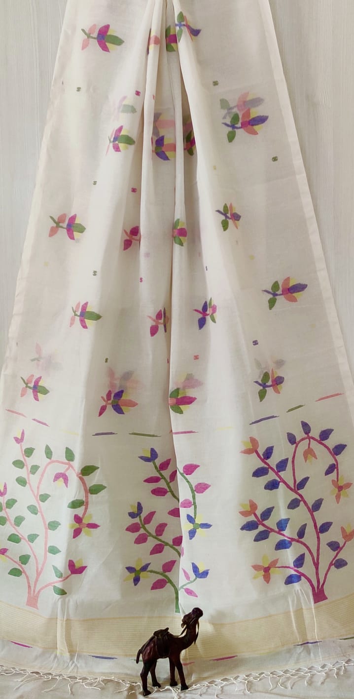 Darshan | Pure cotton Handmade Jamdanis