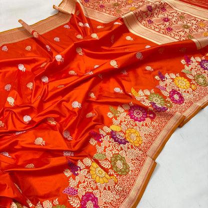 Bhuvanika | Pure katan silk handwoven saree