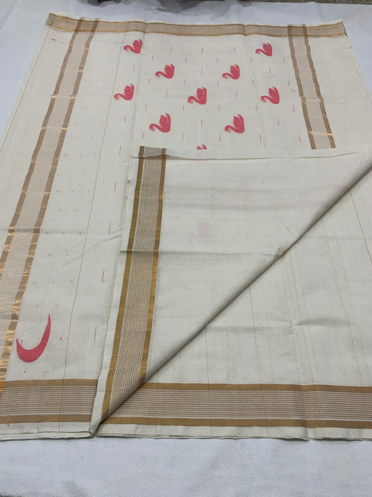 Hans| pure cotton venkatagiri saree