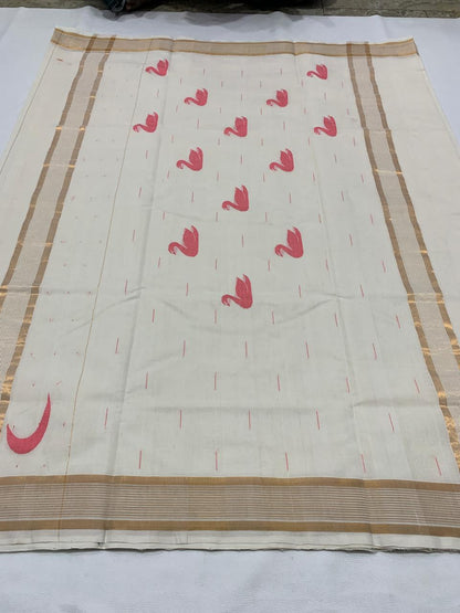 Hans| pure cotton venkatagiri saree