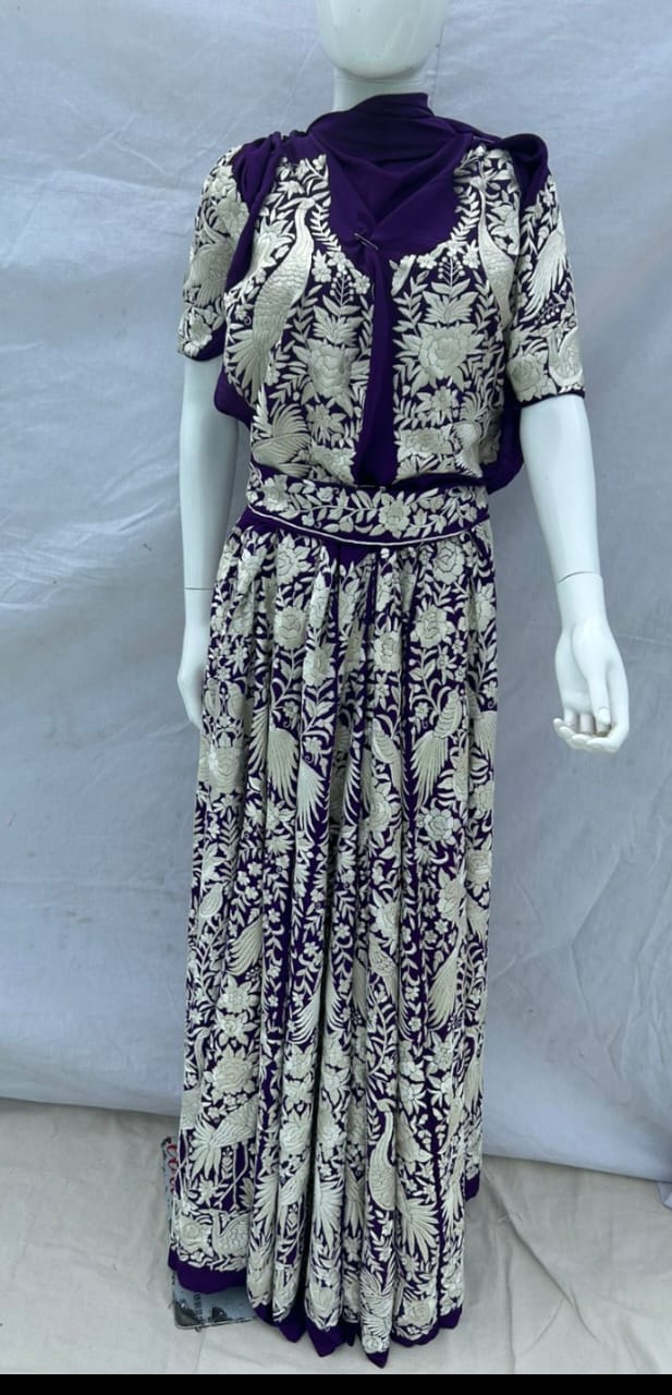 Zervaan | handmade parsi gara fabric
