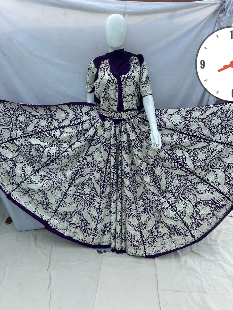 Zervaan | handmade parsi gara fabric