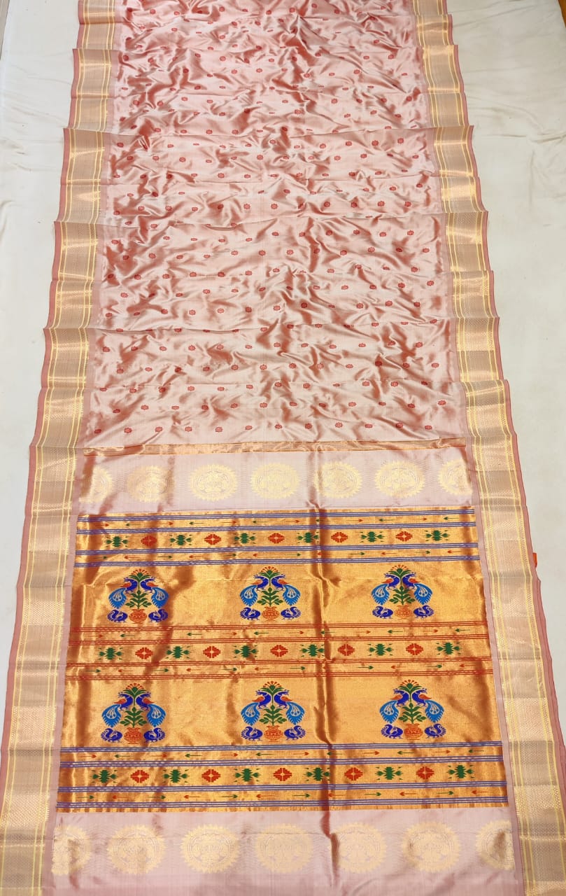 Nitara | Pure silk kalanjali paithani