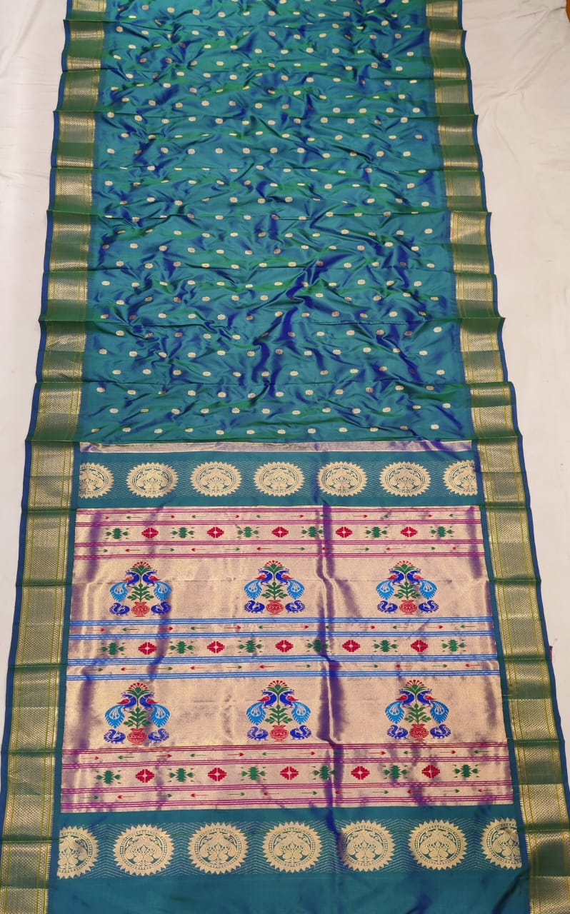 Nitara | Pure silk kalanjali paithani