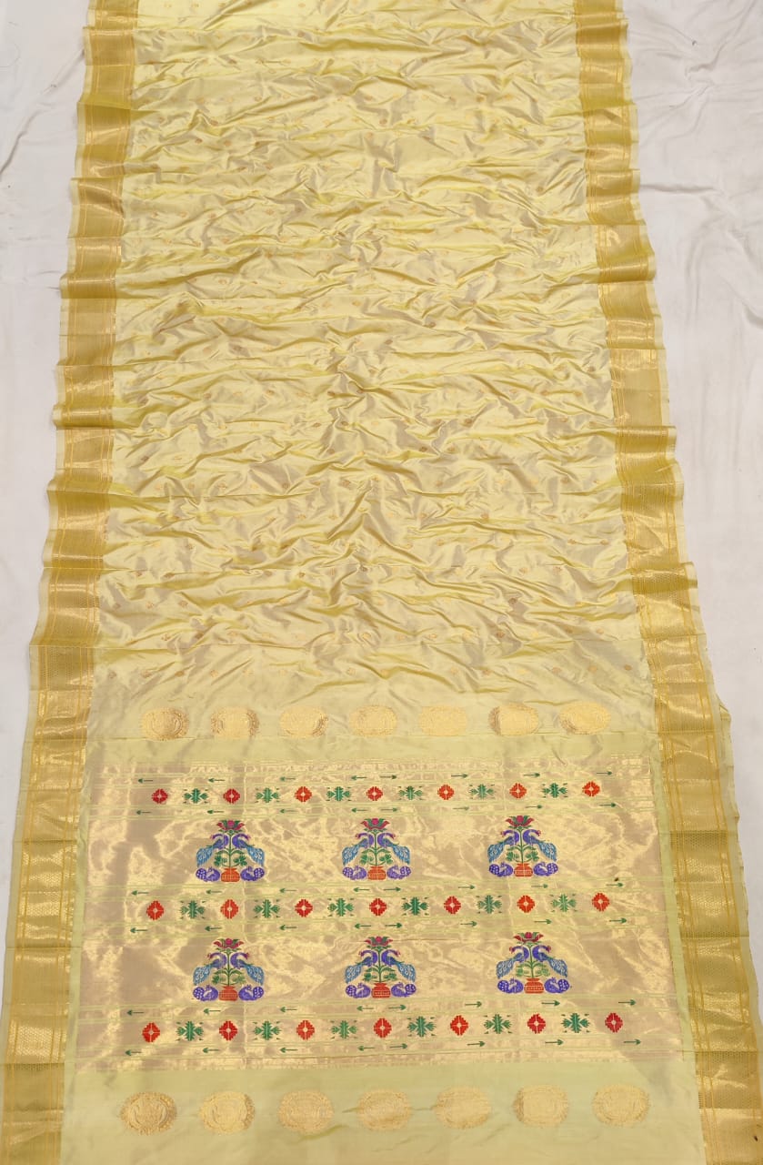 Nitara | Pure silk kalanjali paithani