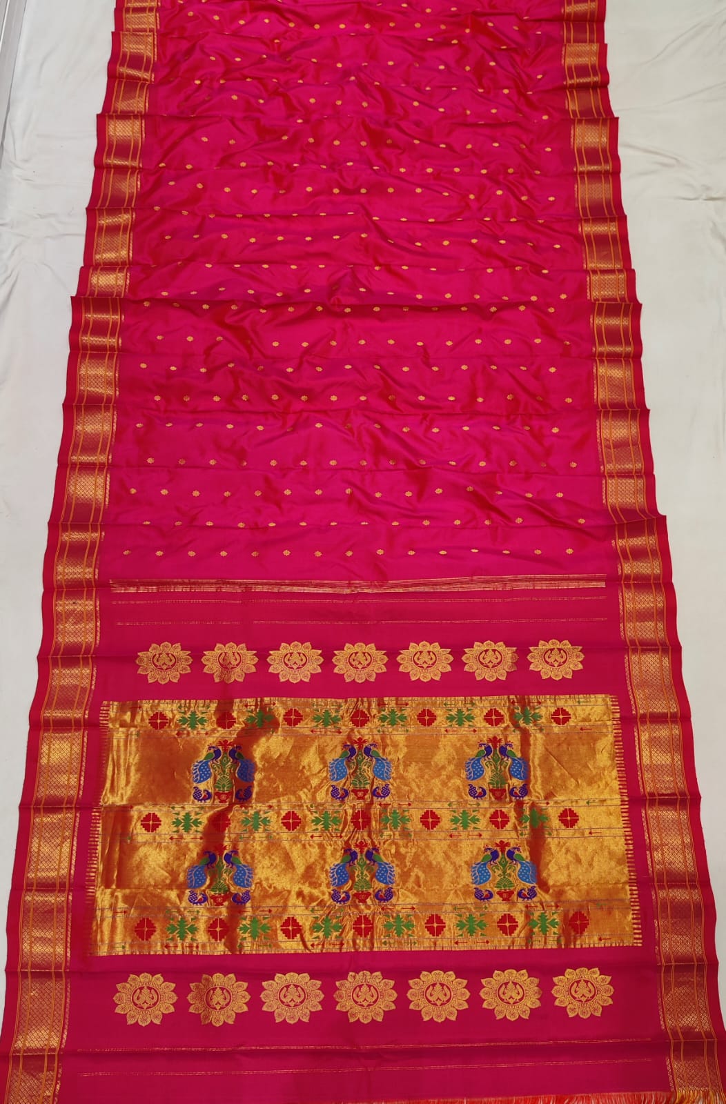 Nitara | Pure silk kalanjali paithani