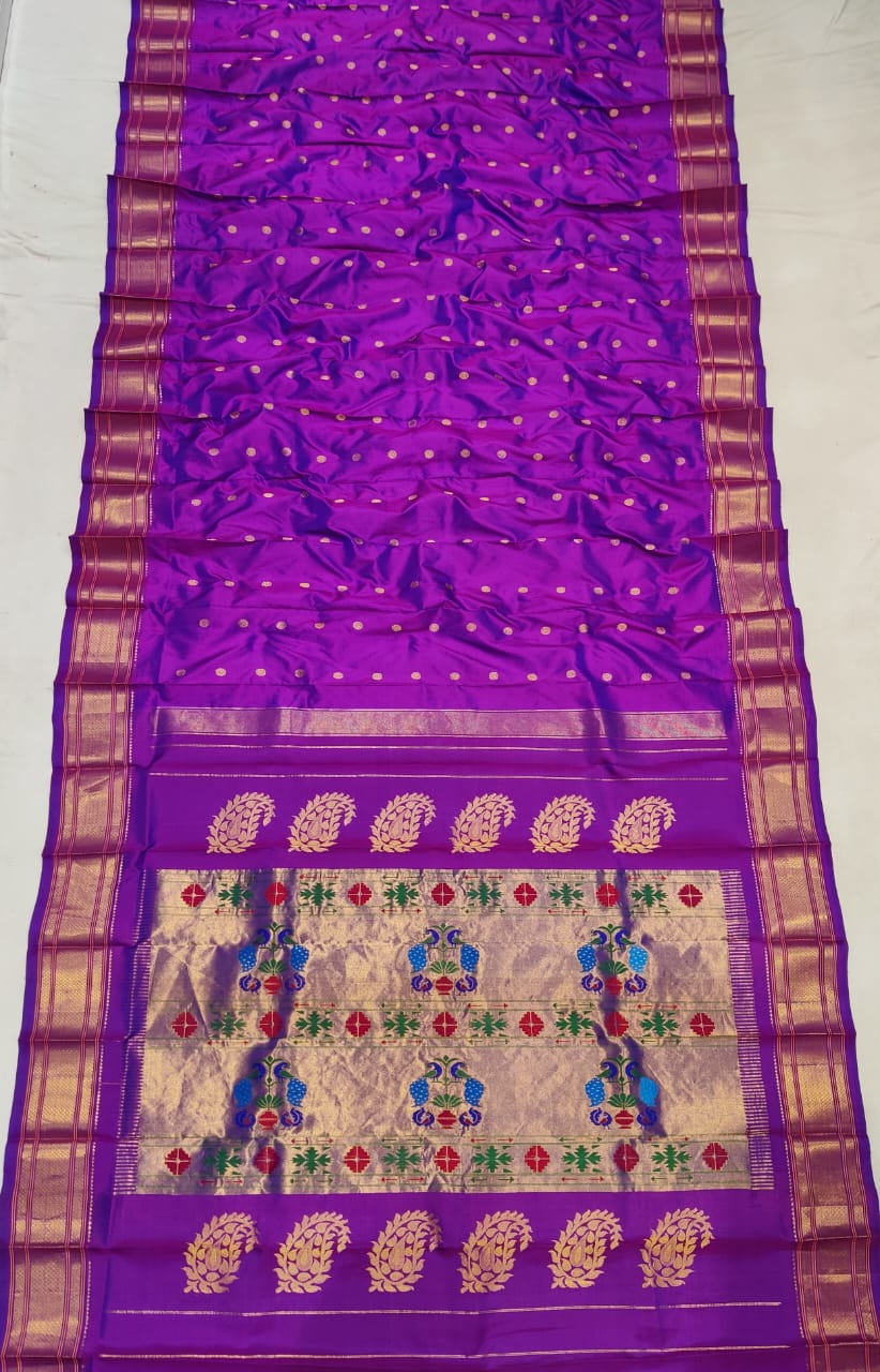 Nitara | Pure silk kalanjali paithani