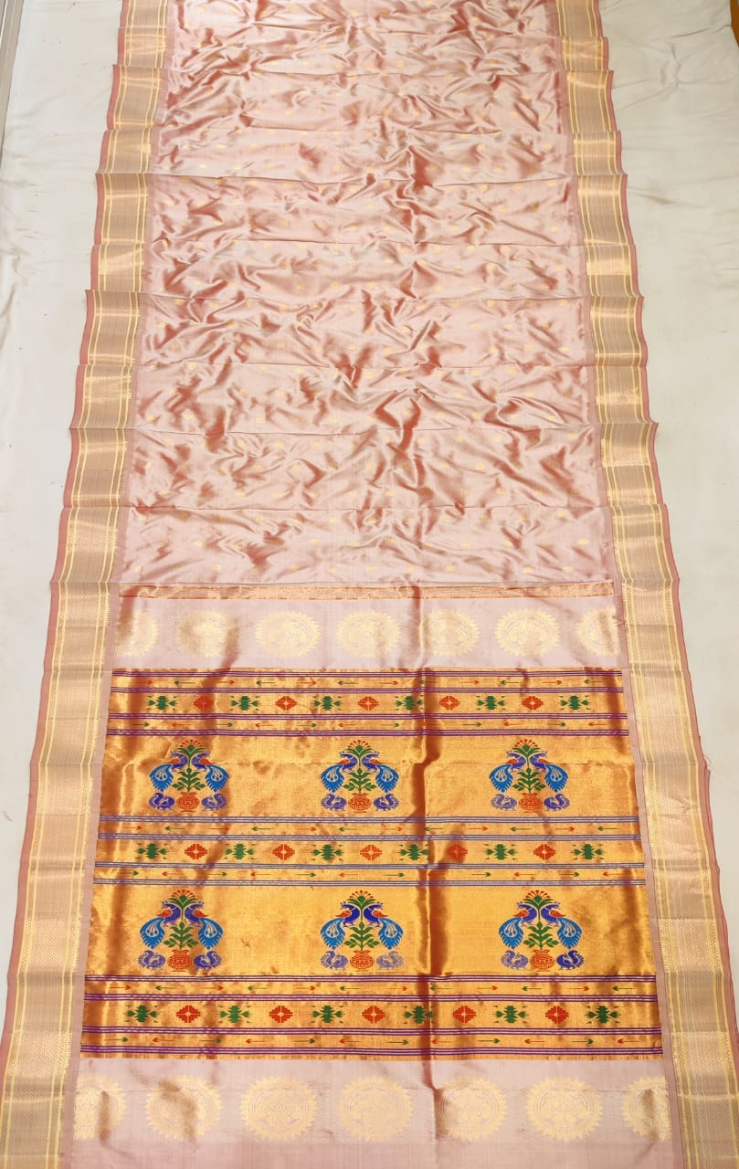 Nitara | Pure silk kalanjali paithani