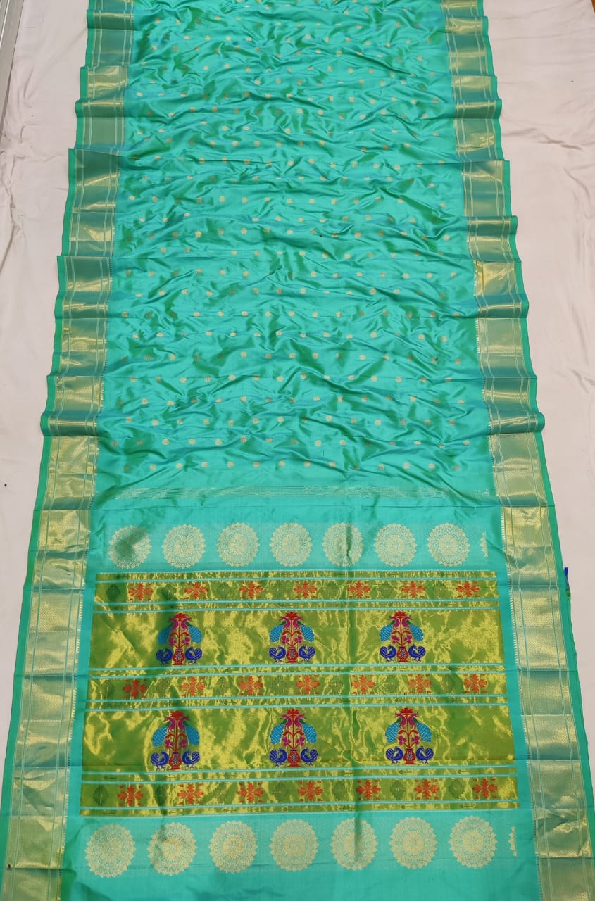 Nitara | Pure silk kalanjali paithani