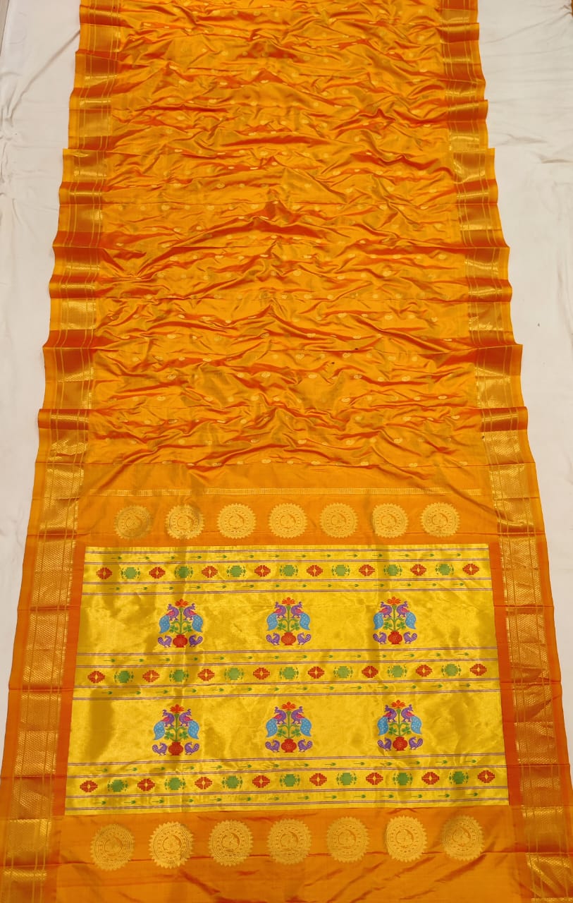 Nitara | Pure silk kalanjali paithani