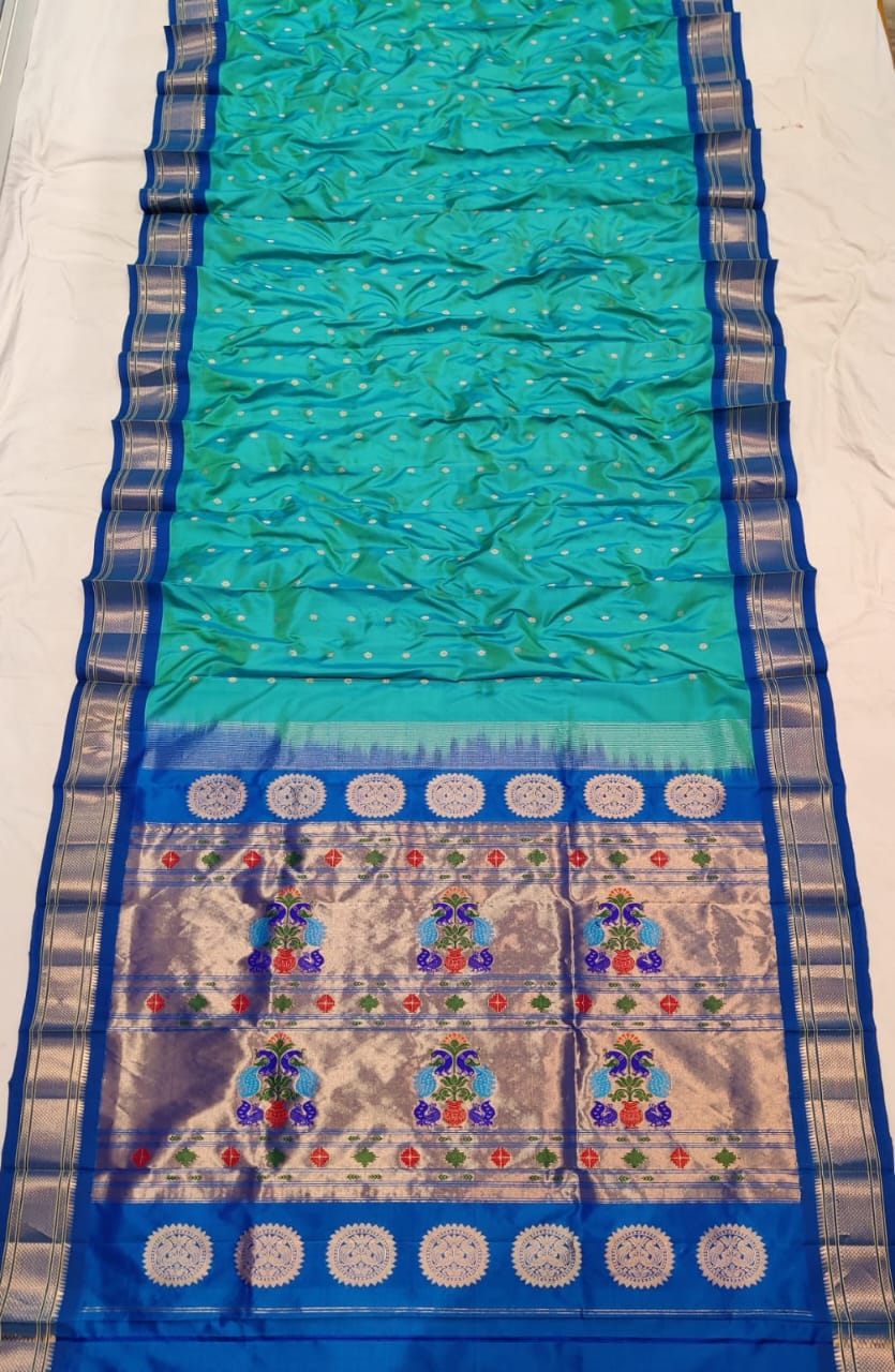 Nitara | Pure silk kalanjali paithani