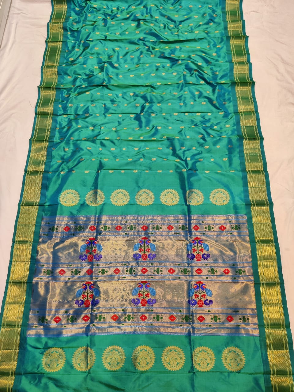 Nitara | Pure silk kalanjali paithani