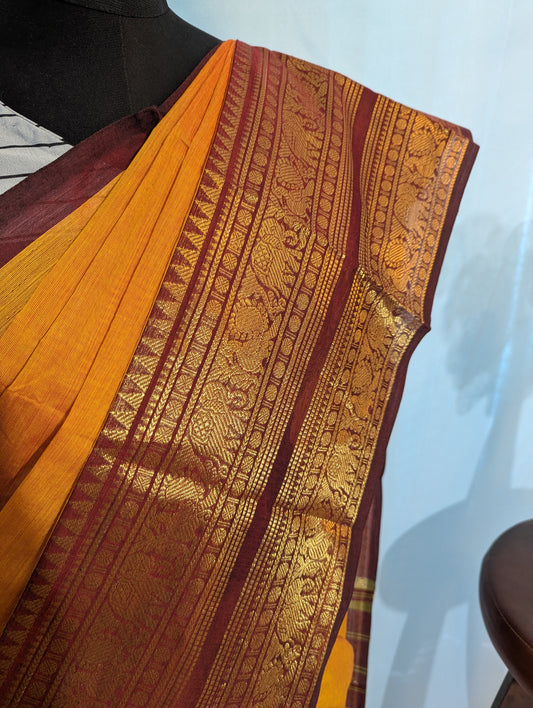 Ti | Chettinad cotton saree