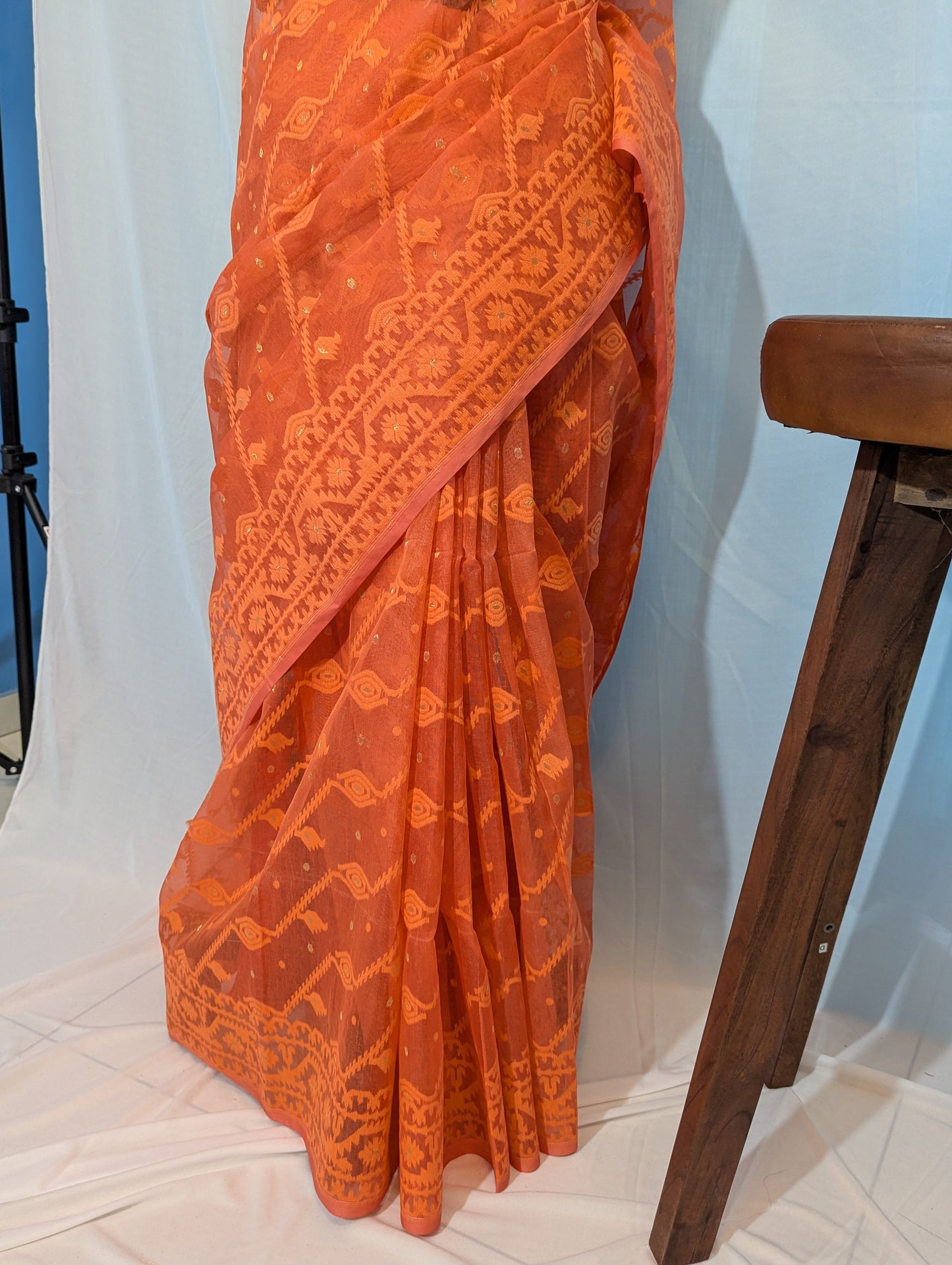 Ashley| Cotton silk dhakai saree