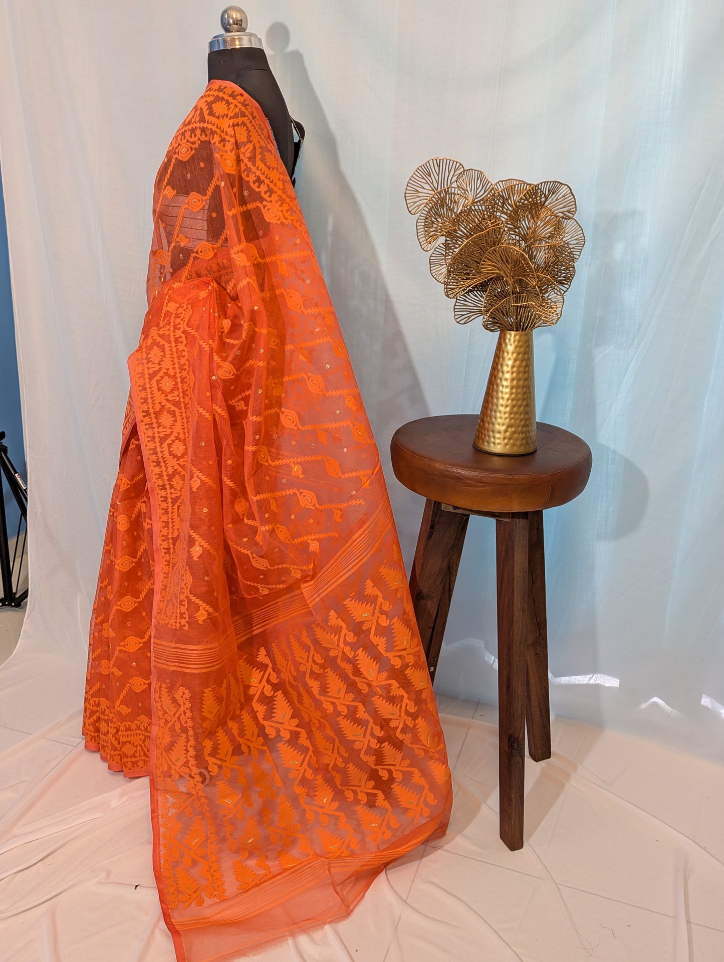 Ashley| Cotton silk dhakai saree