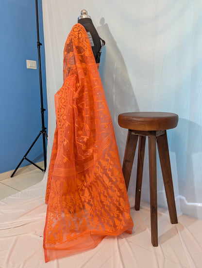 Ashley| Cotton silk dhakai saree
