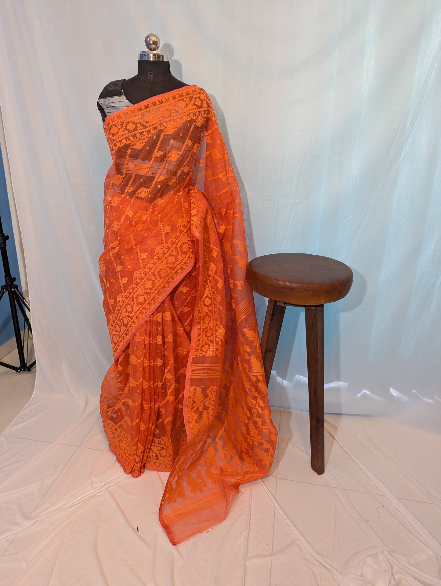 Ashley| Cotton silk dhakai saree