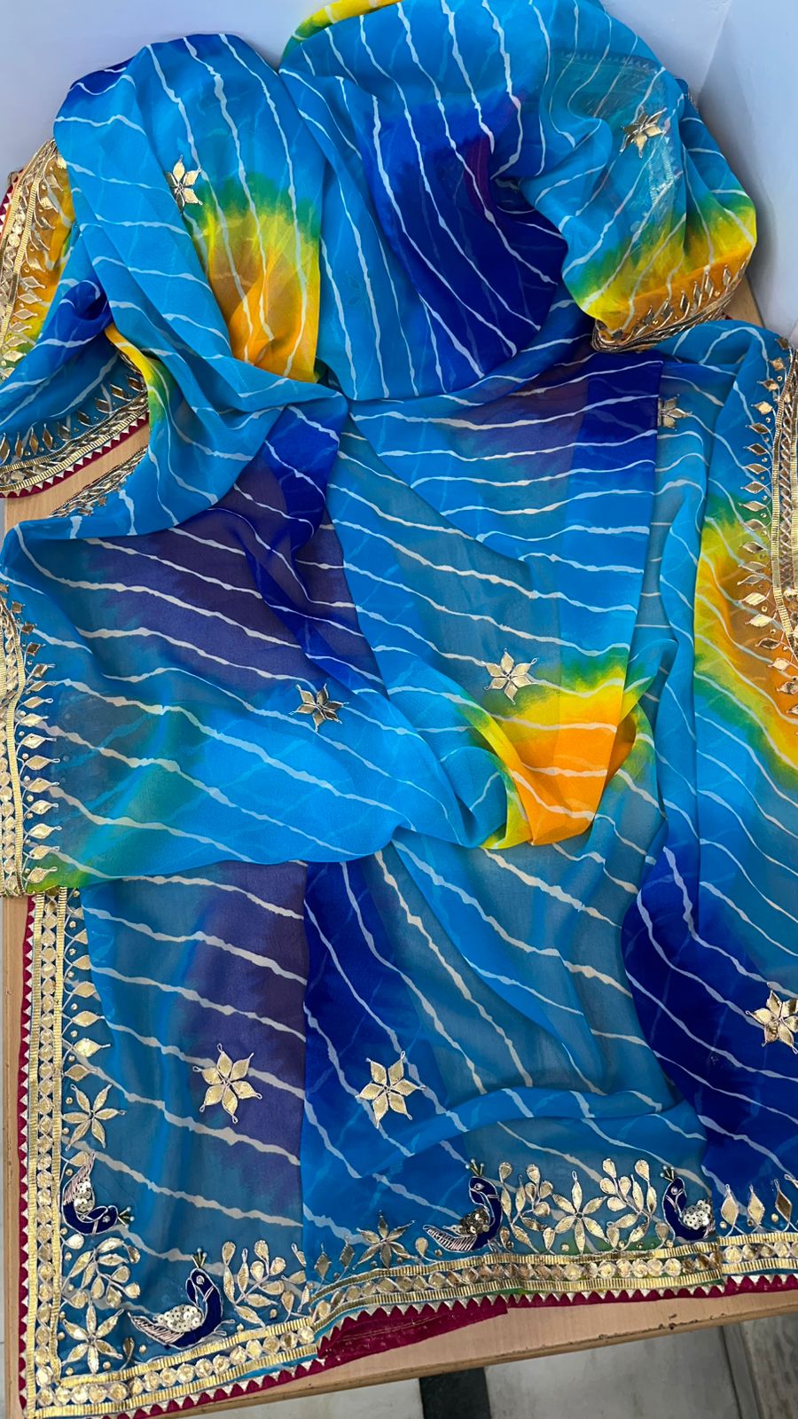 Girija | Georgette Lehariya Saree