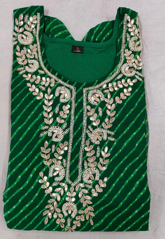Leana | Lehriya Gotapatti Kurta