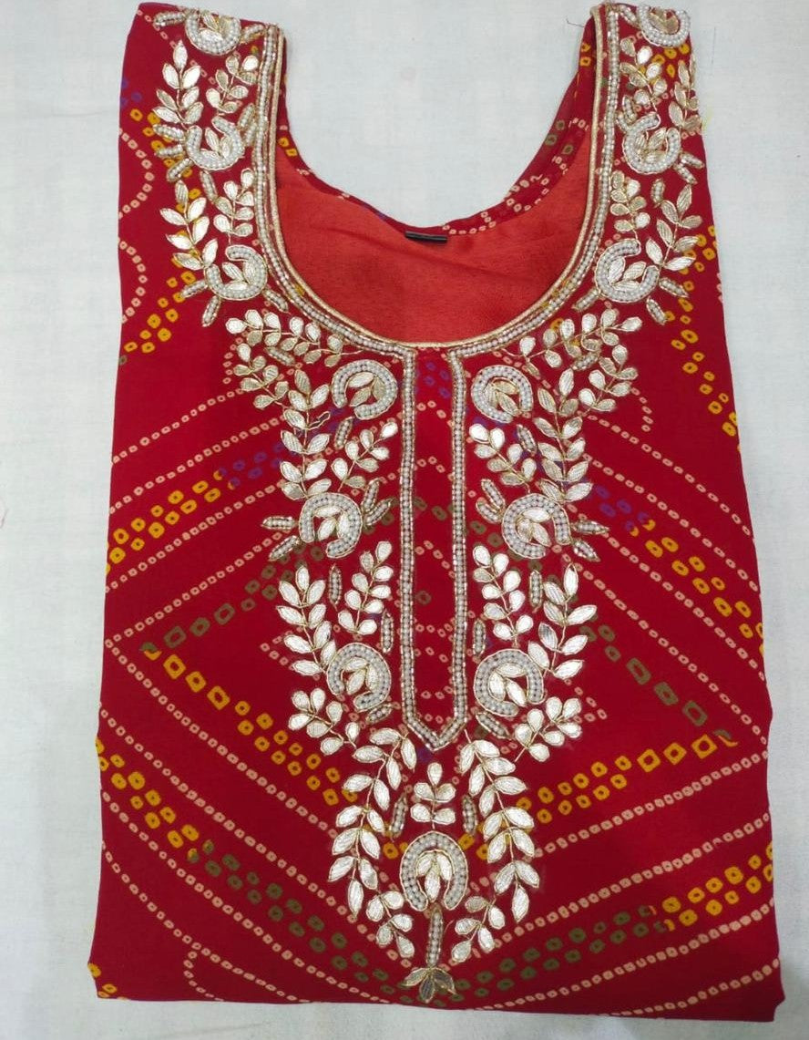 Lina | Lehriya Gotapatti Kurta