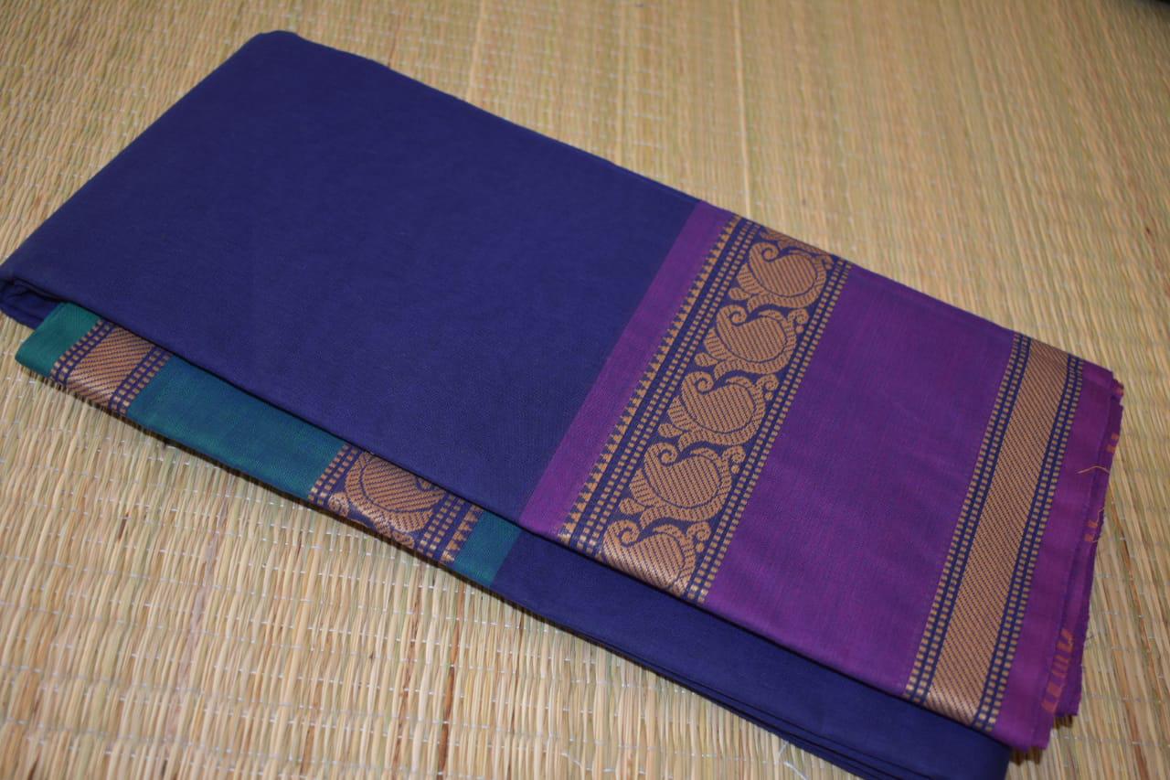 Nilam | chettinad cotton saree