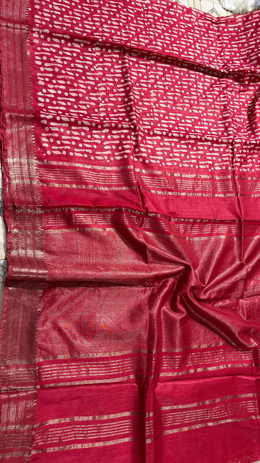 Bimala | special hand printed batik saree