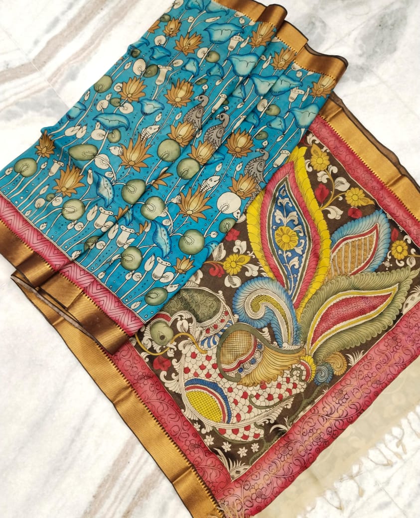 Aarna | Kalamkari Saree in Bangalore silk