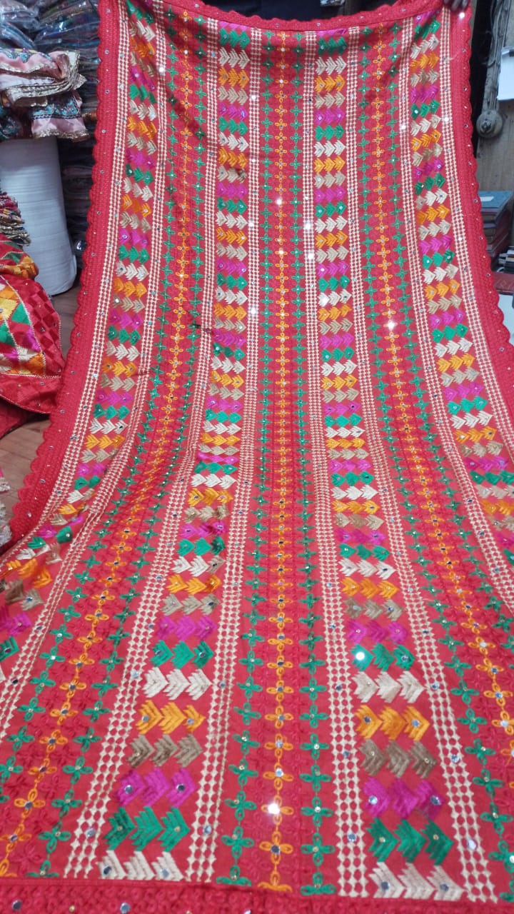 Damini | Phulkari Dupattas Handmade