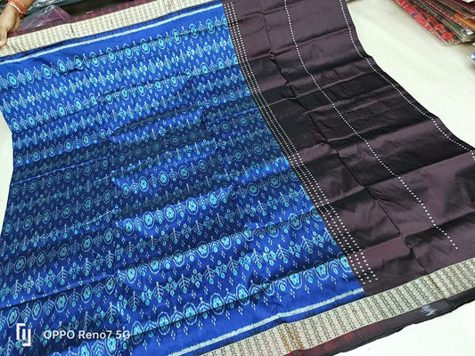 Manya | Sambalpuri Print On Kochi Silk