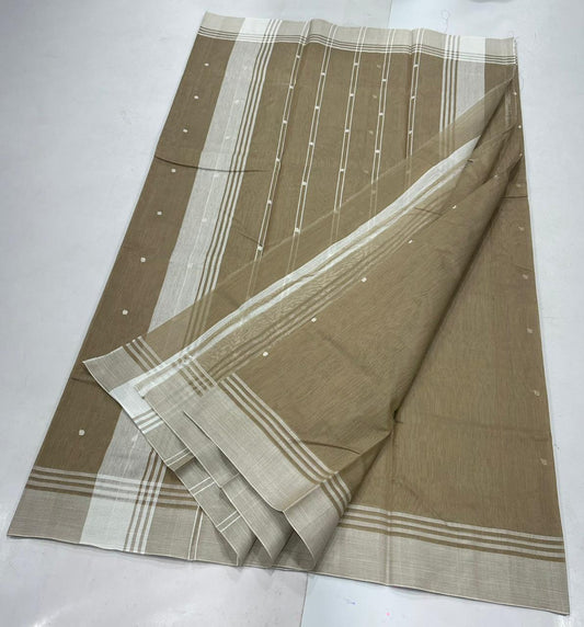 Geetika | Chanderi cotton | khaki