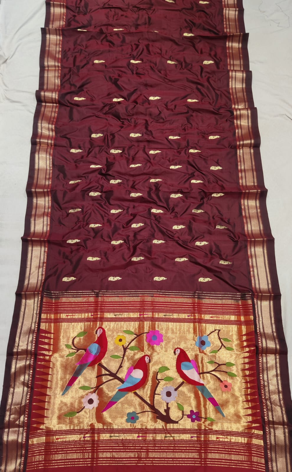 Ramya | Yeola Fancy Paithani Pure Silk Handloom Saree