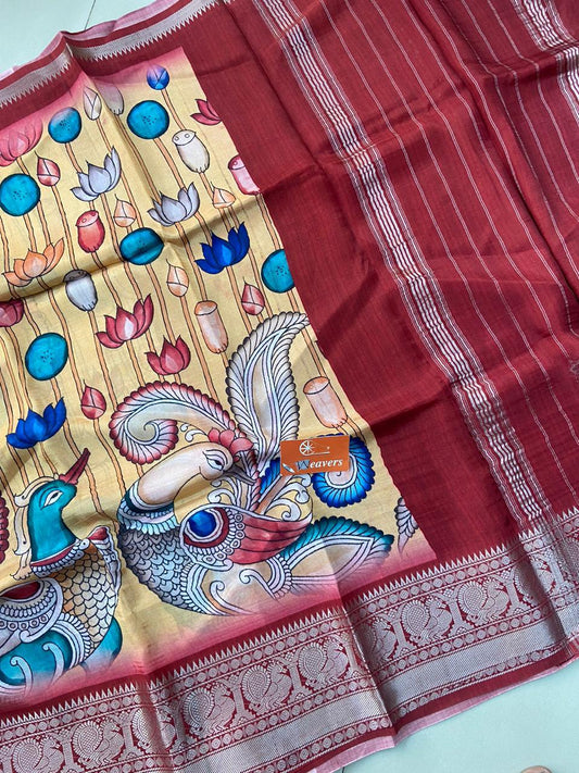 Tapsee | Pure Handloom Mangalagiri Cottonsilk Saree
