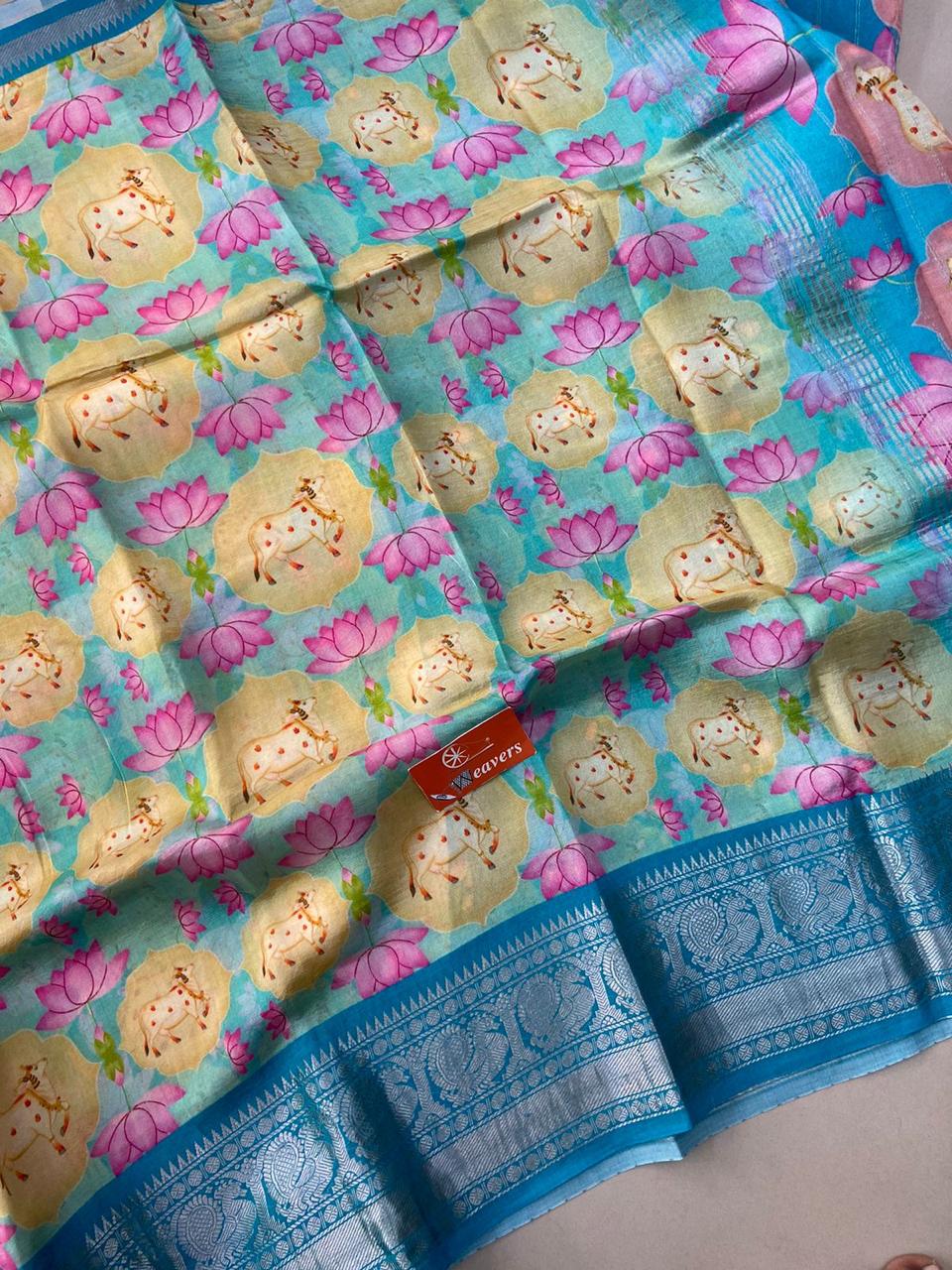 Anaya | Pure Handloom Mangalagiri Cottonsilk Saree