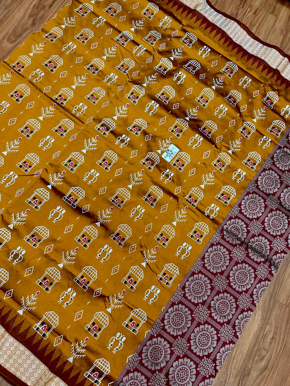 Kashvi | Sambalpuri  Papa Silk Sarees