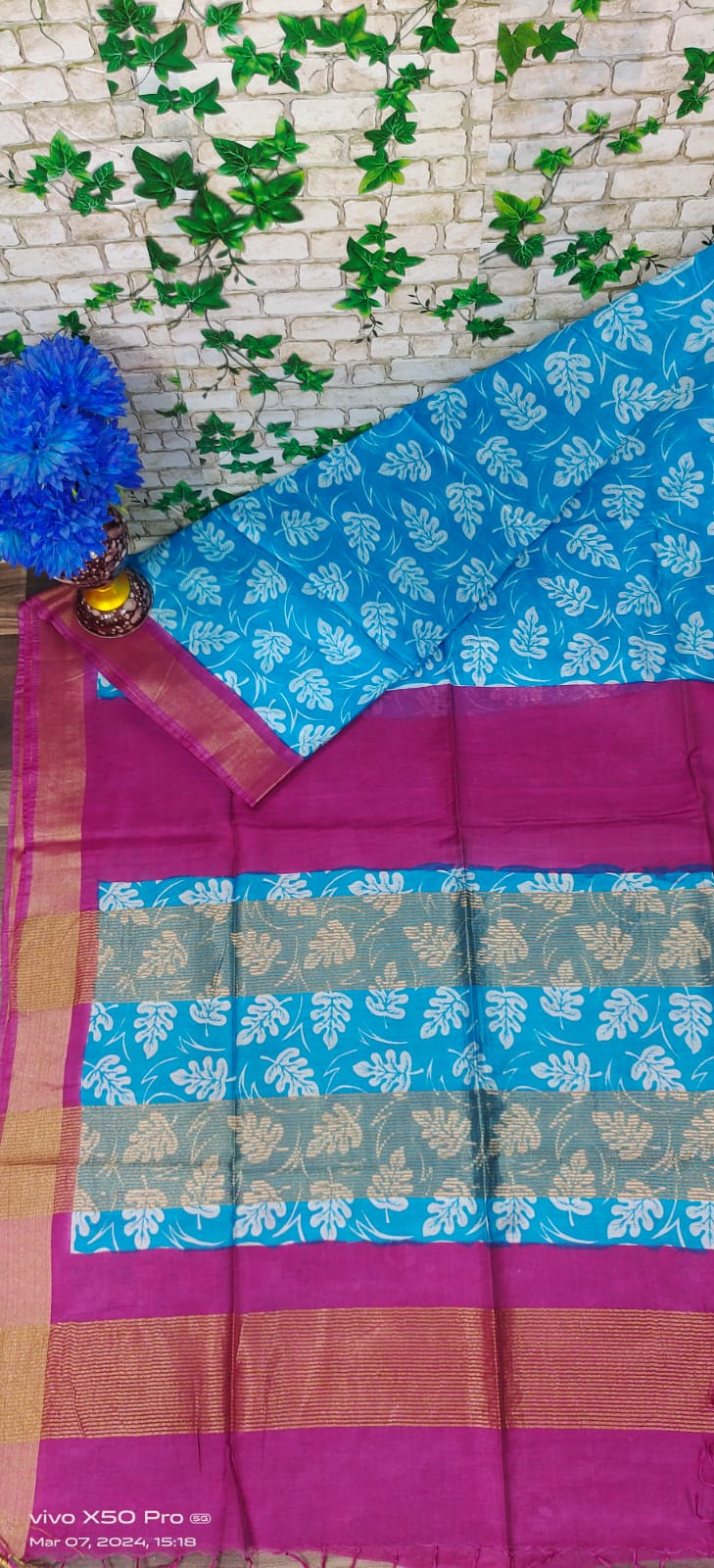 Krisha | JAYSHREE SILK SAREE WITH BEAUTIFUL SCREEN PRINT