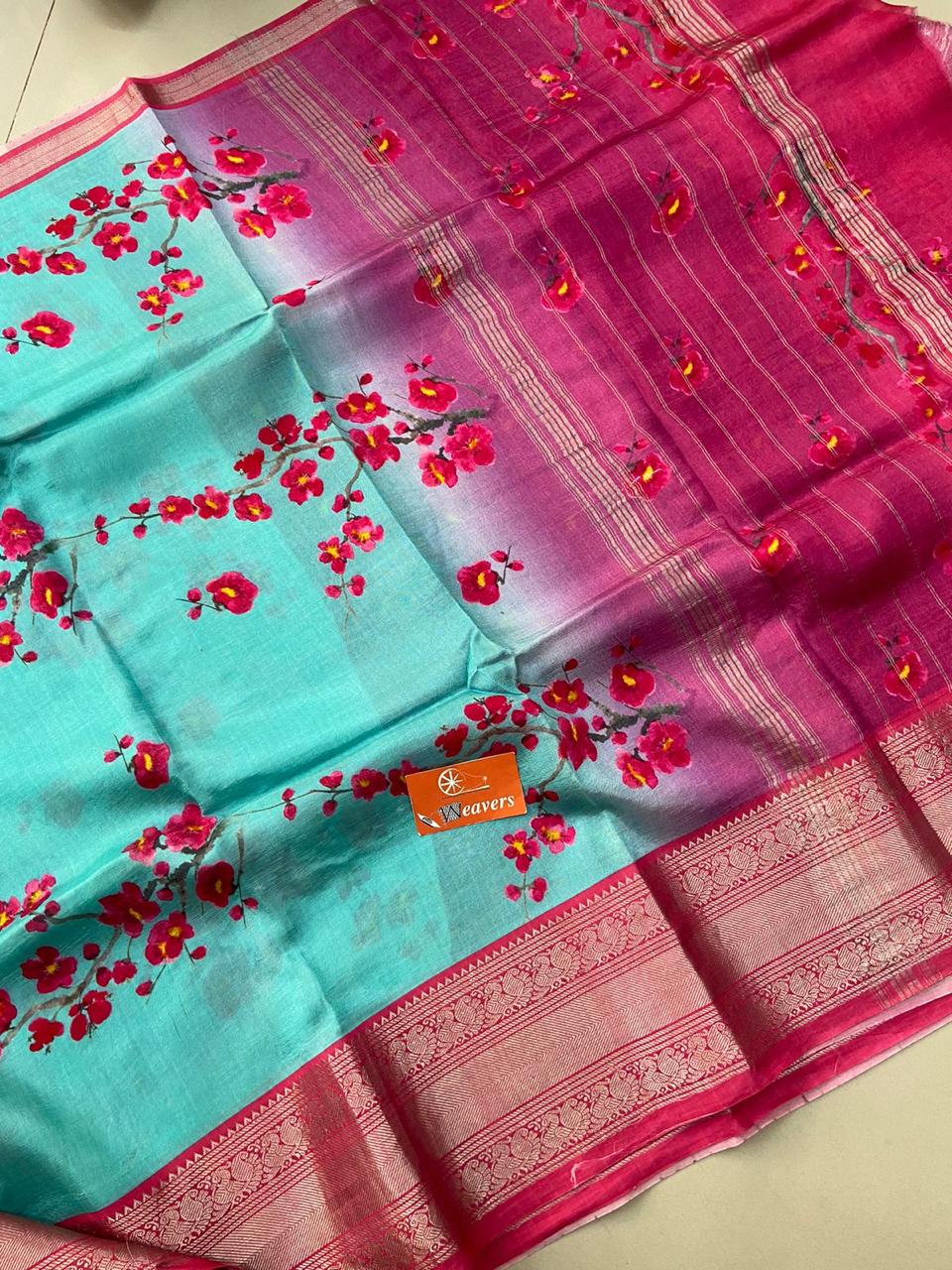 Angel | Pure Handloom Mangalagiri Cottonsilk Saree