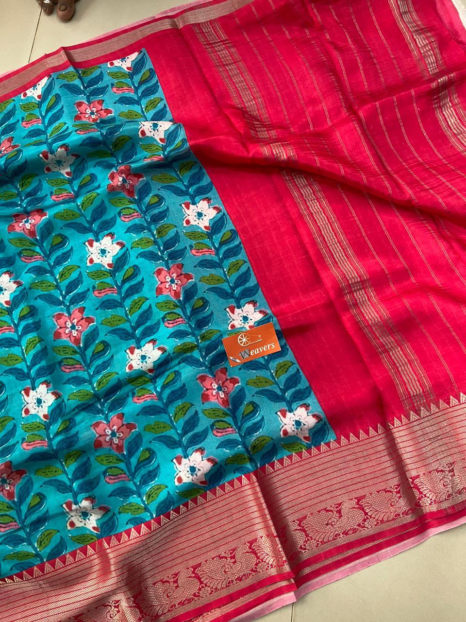 Rasha | Pure Handloom Mangalagiri Cottonsilk Saree