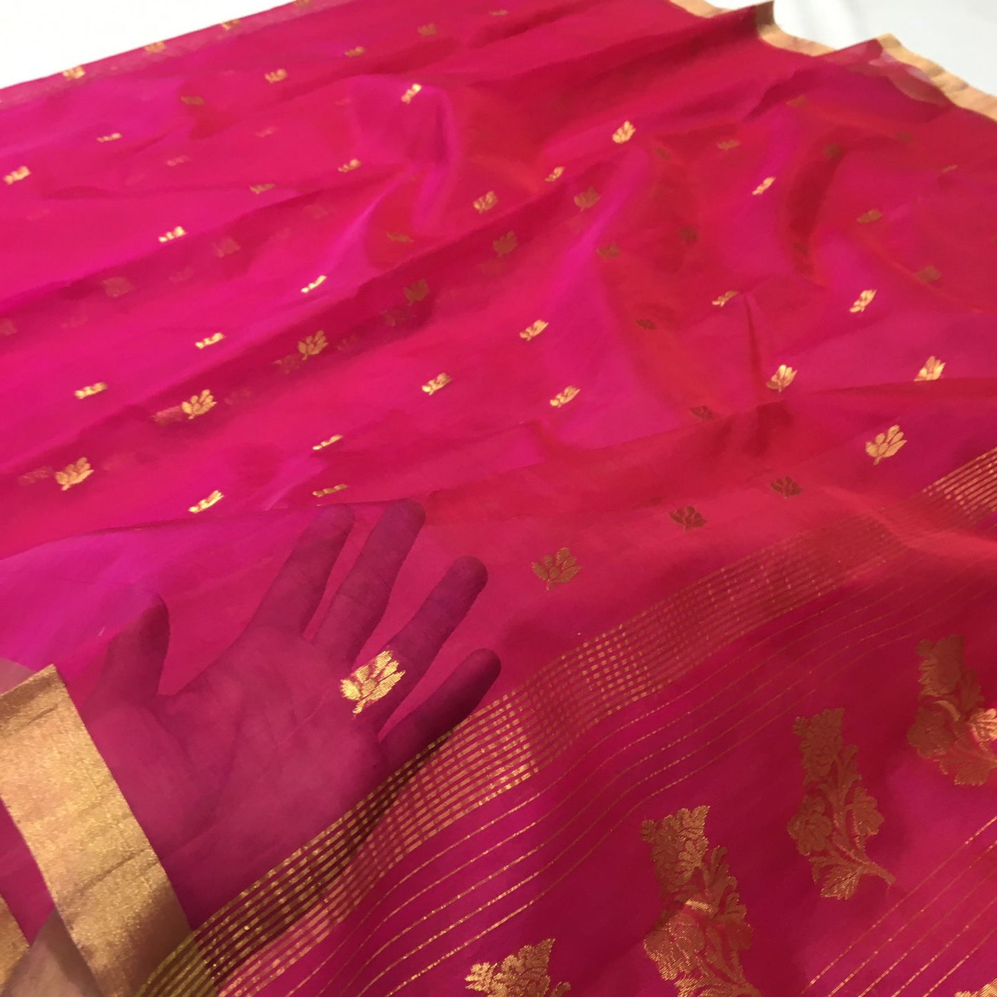 Kajjanbai | Katan Silk Chanderi Saree