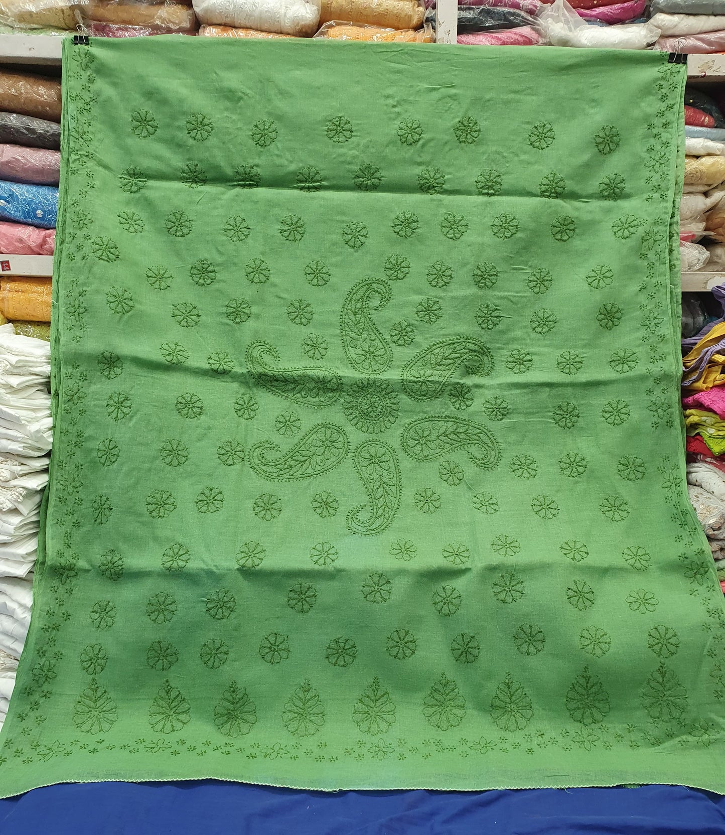 Eshana | Pure cotton chikankari Saree