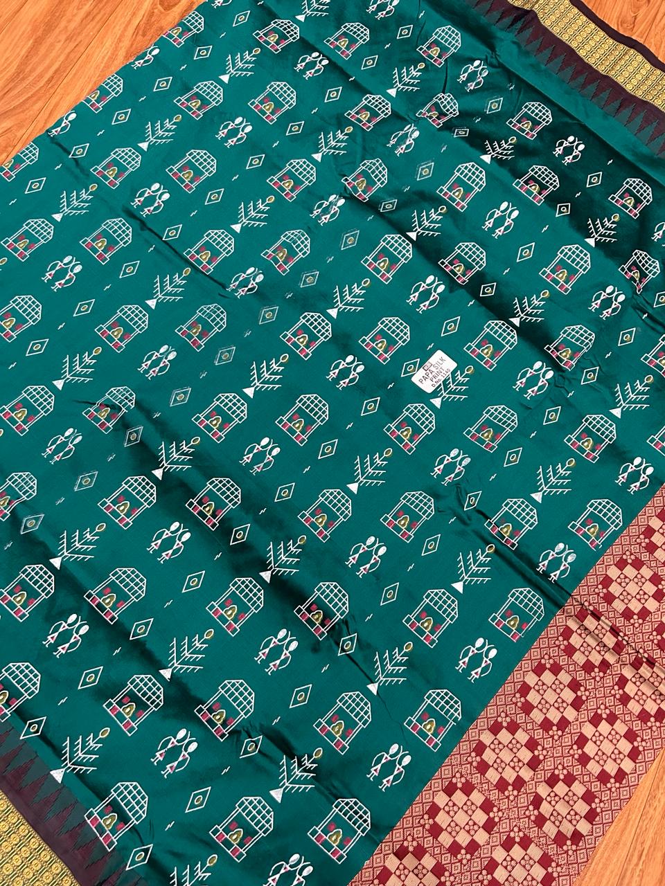 Jalsai | Sambalpuri  Papa Silk Sarees