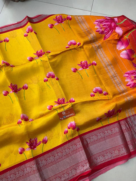 Aanya | Pure Handloom Mangalagiri Cottonsilk Saree