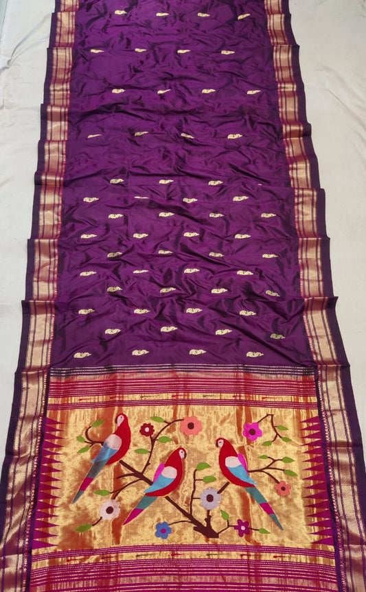 Regina | Yeola Fancy Paithani Pure Silk Handloom Saree