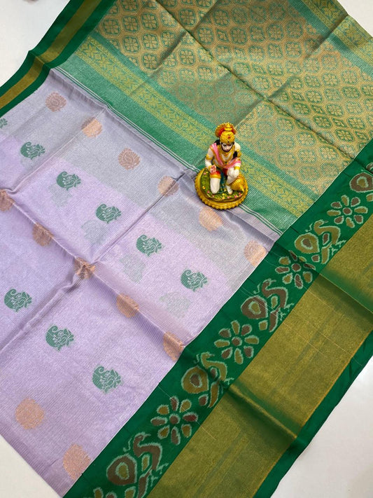 Hemal | MANGALAGIRI TISSUE ALLOVER SAREES