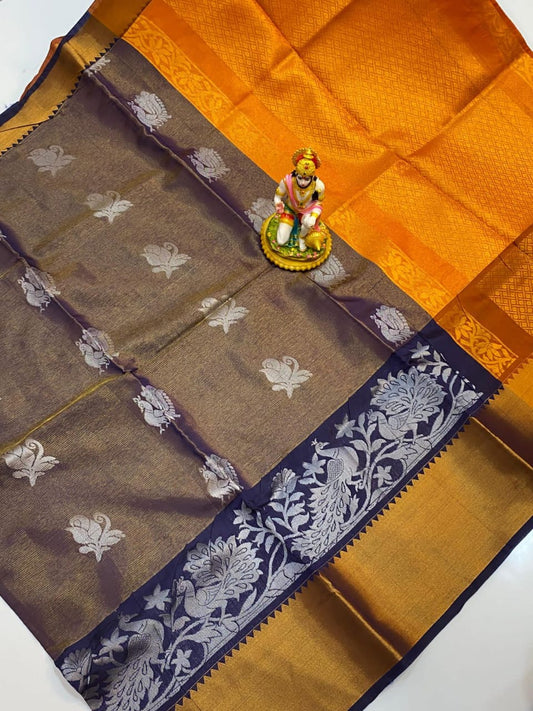 Jhalak| MANGALAGIRI TISSUE ALLOVER SAREES