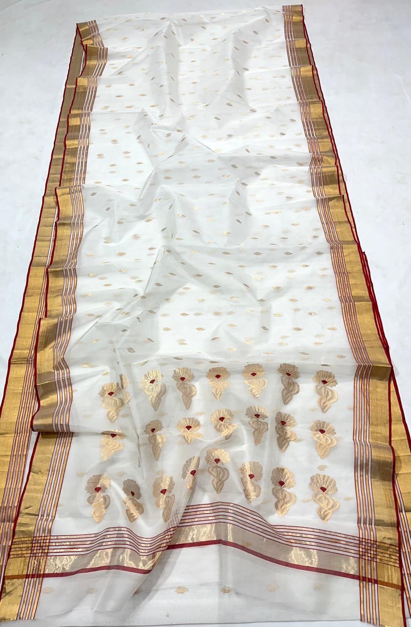 Kajol | Katan Silk Chanderi Saree