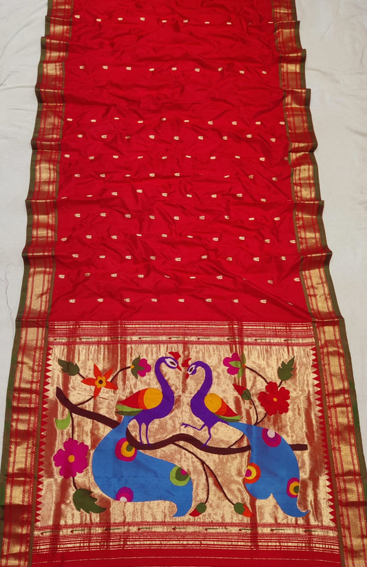 Rameshwari | Yeola Fancy Paithani Pure Silk Handloom Saree