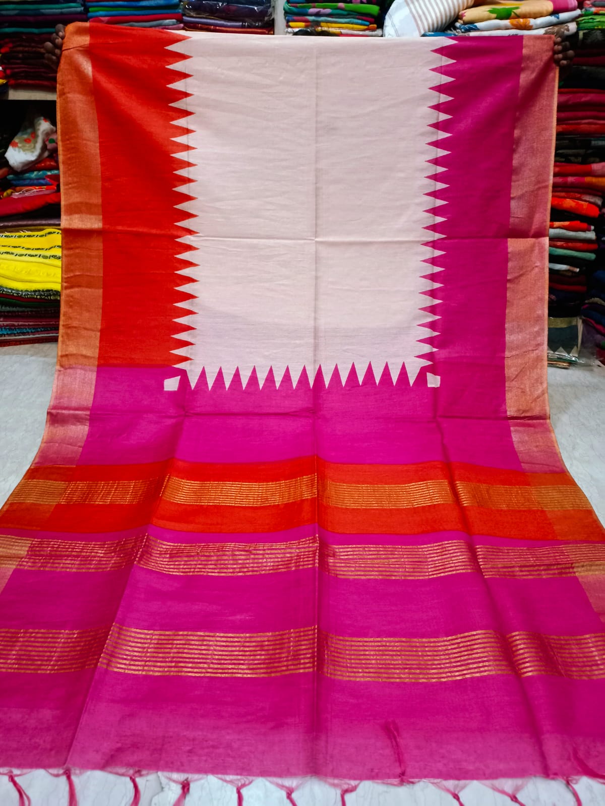 Lopa | JAYSHREE SILK SAREE WITH BEAUTIFUL SCREEN PRINT