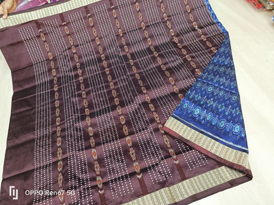 Mahika | Sambalpuri Print On Kochi Silk