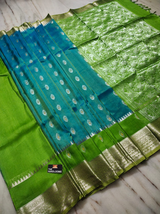 Chandani | Mangalagiri pure Handloom orginal pattu by pattu (silk by silk)